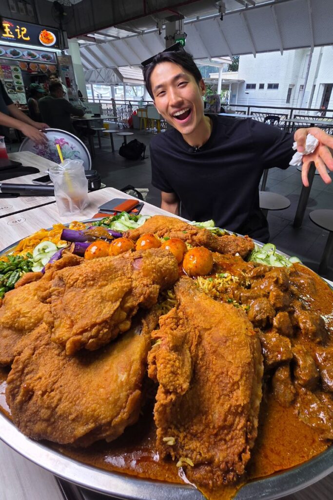 Singapore’s competitive eater Zermatt Neo has eaten everything and is still hungry for more 1 Singapore Zermatt Neo competitive eater massive nasi lemak plate