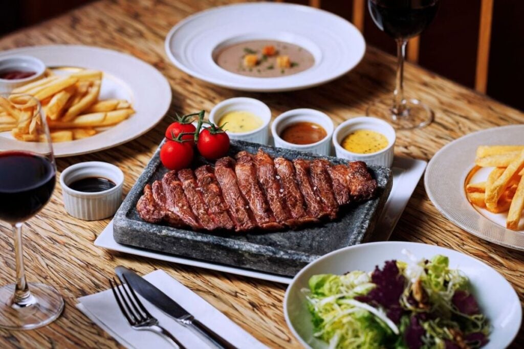 The best steak frites in Hong Kong with authentic French flavours 7 best steak frites Hong Kong The Luxe Manor FINDS