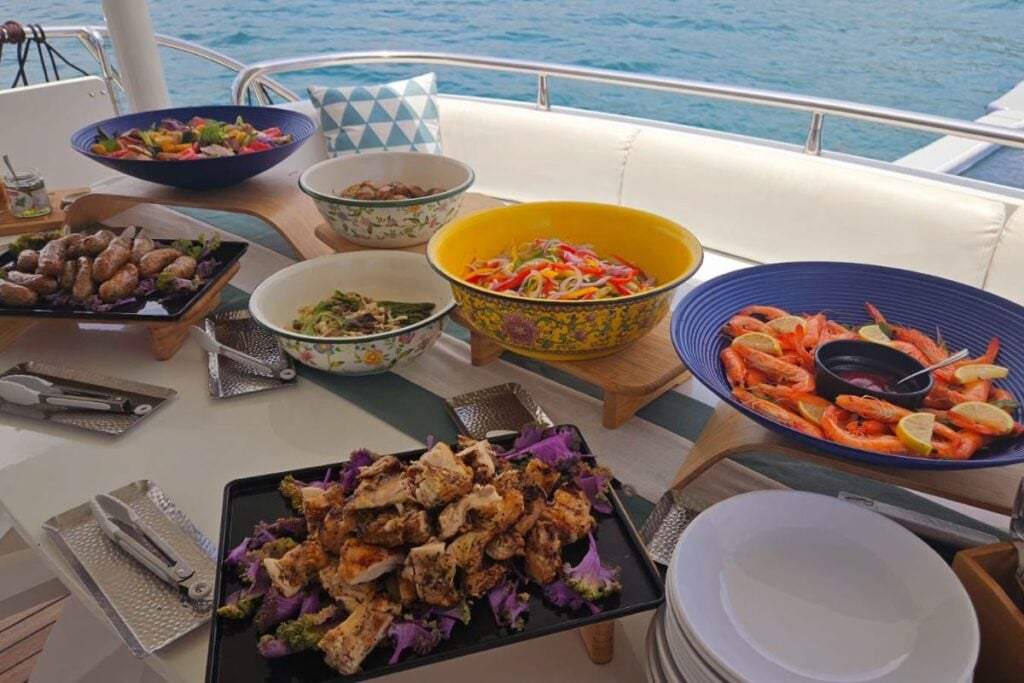 Delicious Catering delivers magic with their tasty junk boat catering menus Delicious Catering junk boat catering menus