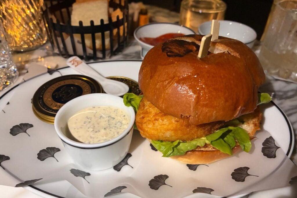 Blanc de Noirs review: an adult champagne playground furnished with Ekkebus bar bites 3 Blanc de Noirs review fillet o fish