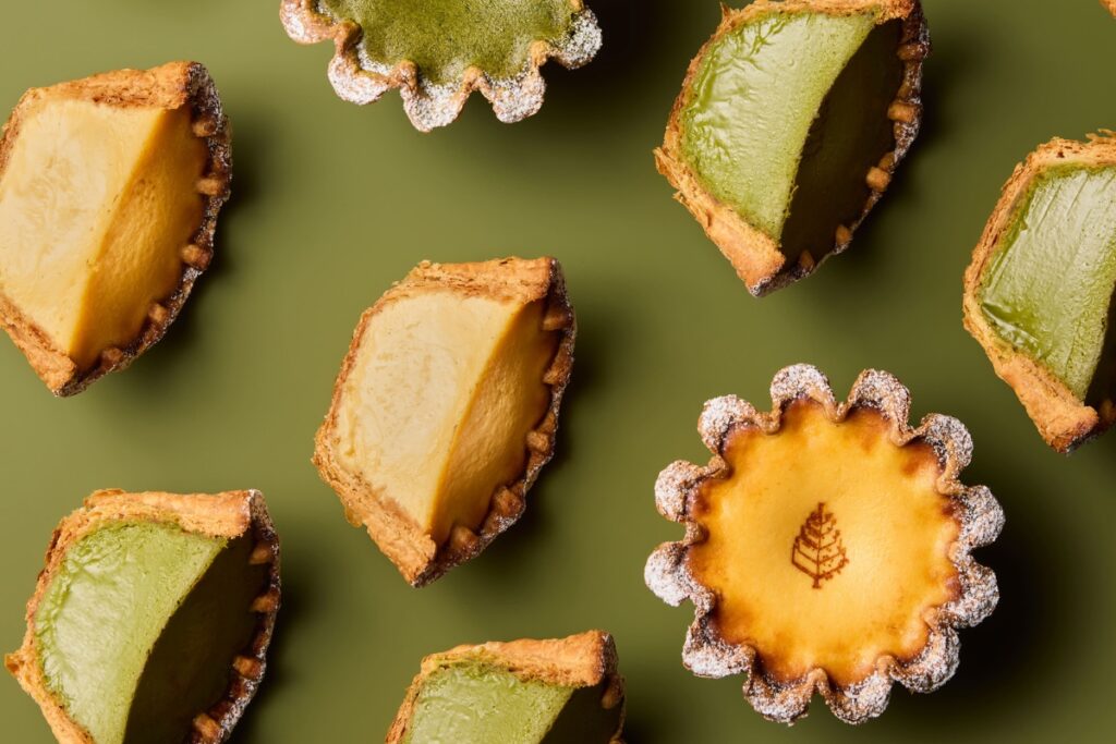 Four Seasons cake shop pop-up ifc Japanese cheesecake egg tart