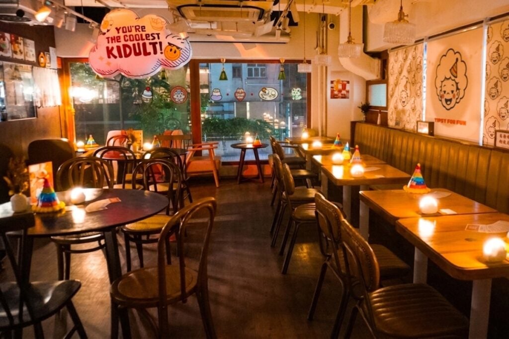 Kidult Tsim Sha Tsui cocktail bar interior space