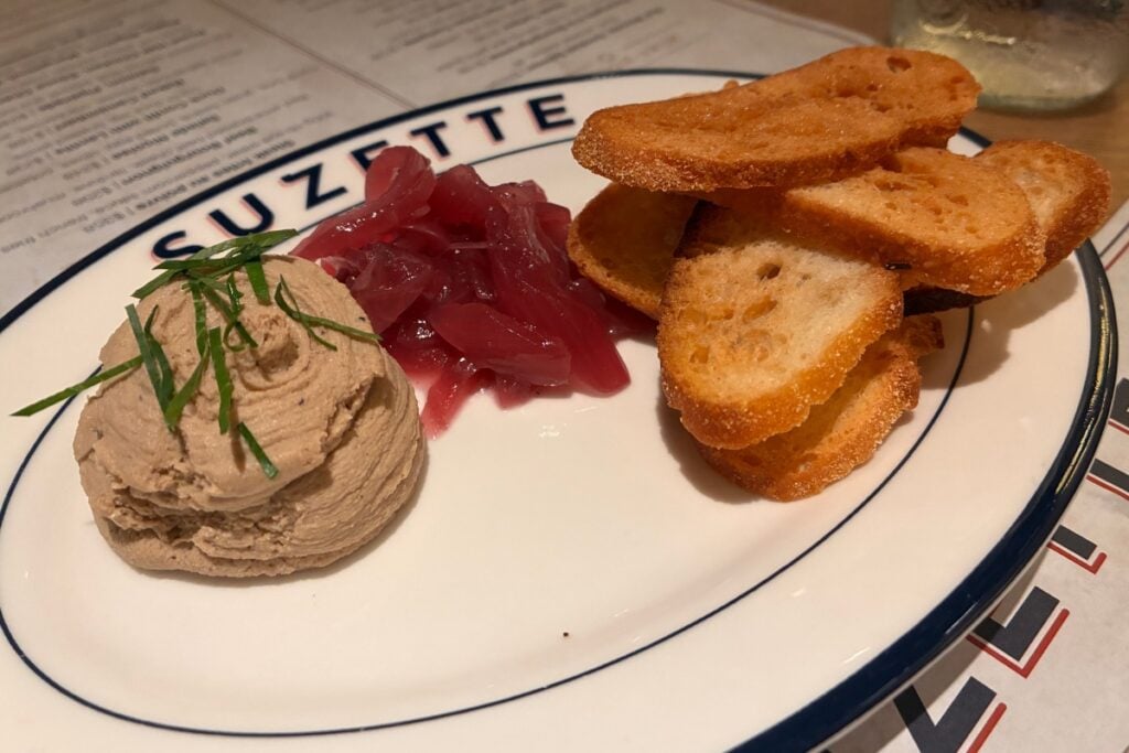 Bistrot’s Suzette review: chef Tiff Lo’s recipes are back in the limelight 1 Bistrot's Suzette chicken liver parfait, red onion compote