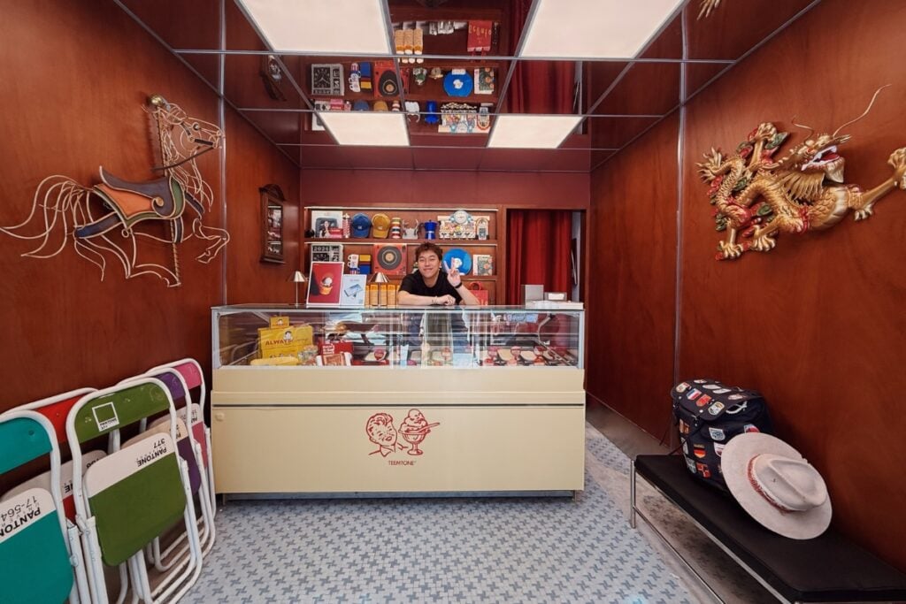 TEEMTONEfai opens flagship ice cream shop in Sheung Wan with funky Chinese flavours TEEMTONEFAI ice cream shop Sheung Wan