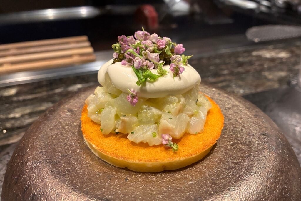 The St. Regis Osaka Wajo meal