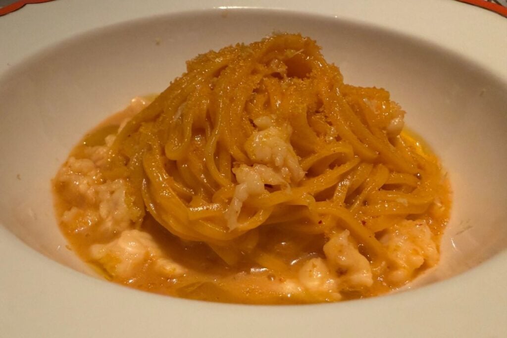 IL PRESIDENTE review: the team behind Trattoria Felino bring classic Italian glamour to Central 4 langoustine tagliolini IL PRESIDENTE review