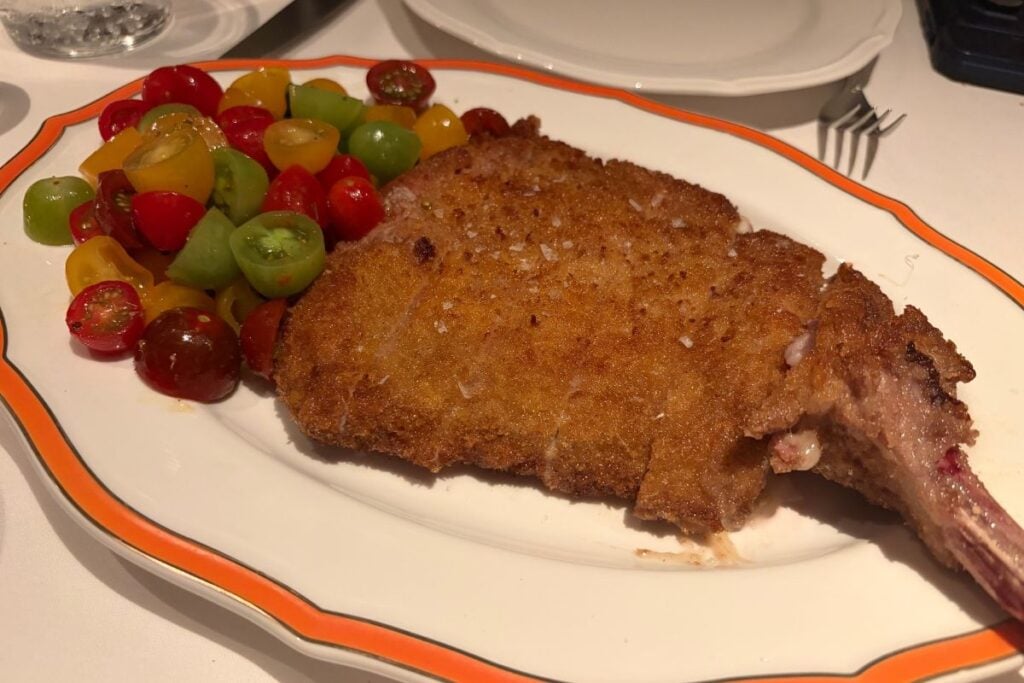 IL PRESIDENTE review: the team behind Trattoria Felino bring classic Italian glamour to Central 6 veal cutlet IL PRESIDENTE review