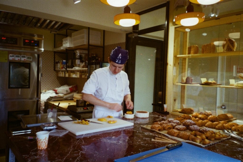 Pastry chefs César Augustyniak and Fabio Bardi Nam Wam Bakery interior