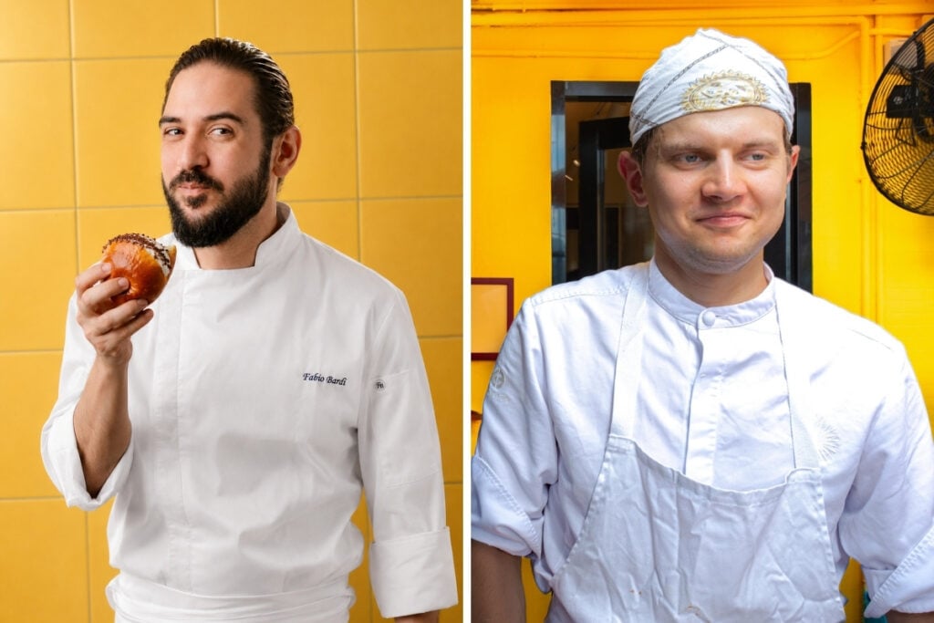 Pastry chefs César Augustyniak and Fabio Bardi