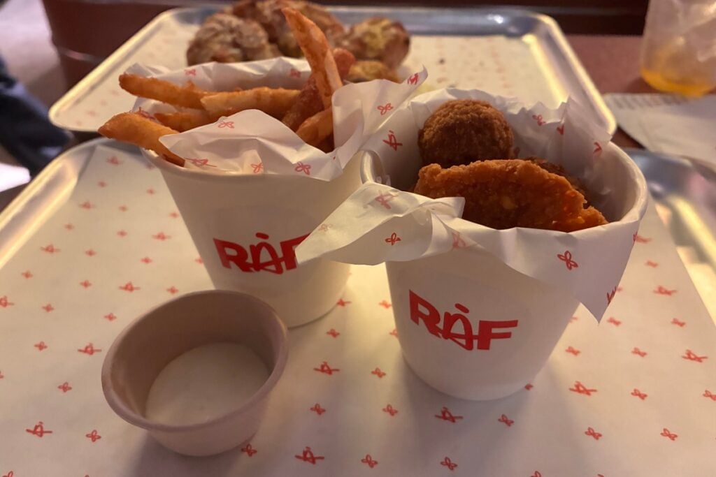 RAF by Roucou review: the funk arrives at this new Roman-style pizza parlour 3 RAF by Roucou review crispy platter